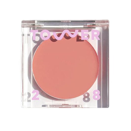 Tower28 Blush – Tower 28 Beauty BeachPlease Cream Blush for Cheeks and Lips - Multi-Purpose Lip and Cheek Tint in Rosy Nude - for Sensitive Skin – Color MAGIC HOUR, Luminous Finish