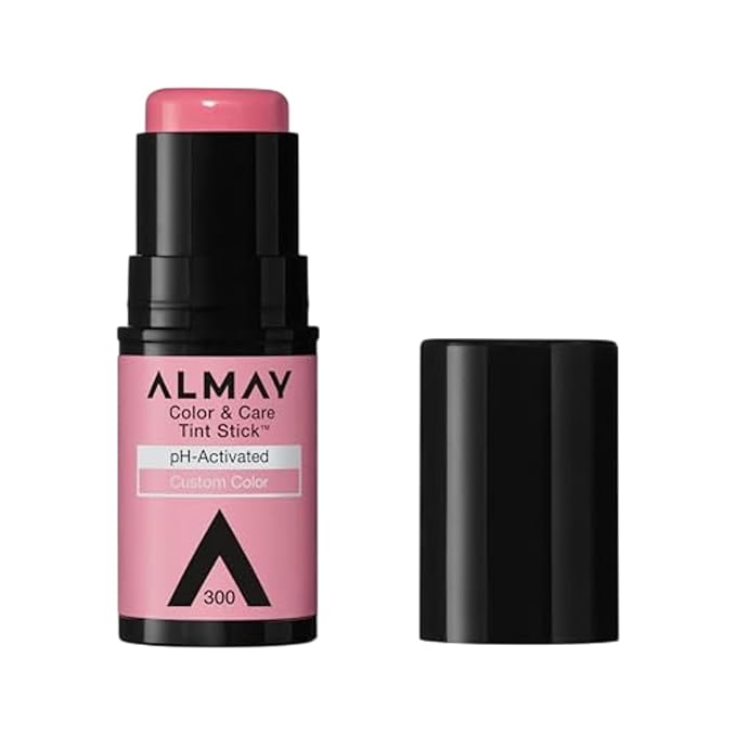 Almay Blush – Almay Lip and Cheek Tint, Color & Care Tint Stick, Multi-Use Moisturizing Blush and Lip Color, Dewy Finish, 300 Rose Flush, 0