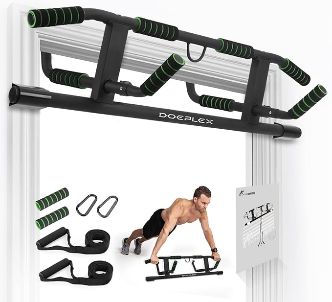 Top Pick – [New Upgrade] Multi-Grip Pullup Bar with Smart Larger