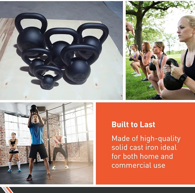 Top Pick – Body Sport Cast Iron Kettlebell Weight