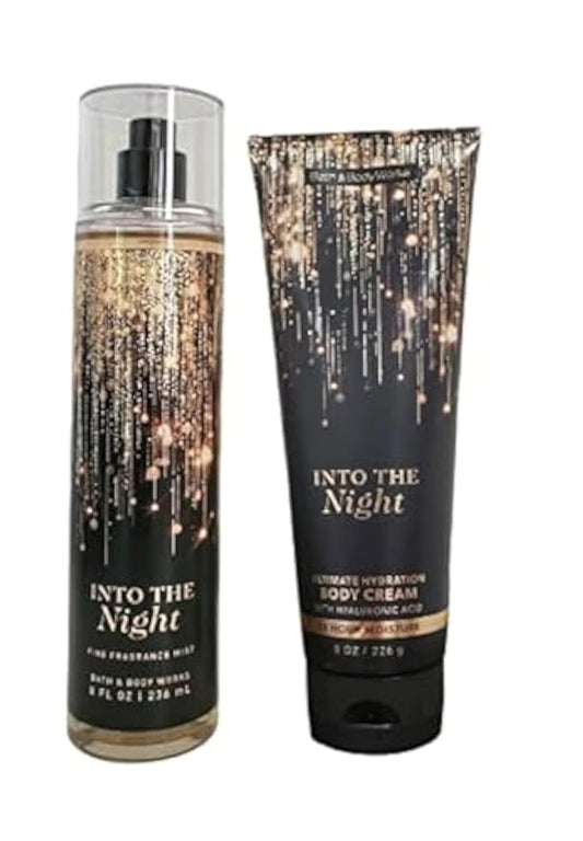Bath+%26+Body+Works Creams – Bath & Body Works - Into the Night - Fine Fragrance Mist and Ultra Shea Body Cream - Full Size (Packaging Varies)