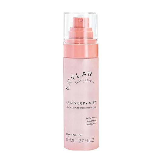 SKYLAR Body Sprays – Skylar Peach Fields Hair & Body Mist | Hypoallergenic & Clean Fragrance | Vegan, Cruelty Free, and Safe For Sensitive Skin | 80 ML, 2
