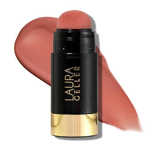 LauraGeller Blush – LAURA GELLER NEW YORK Serum Blush Tint, Lightweight Liquid Blush for Cheeks, Weightless Watercolor Sheer Finish, Refreshing Rose