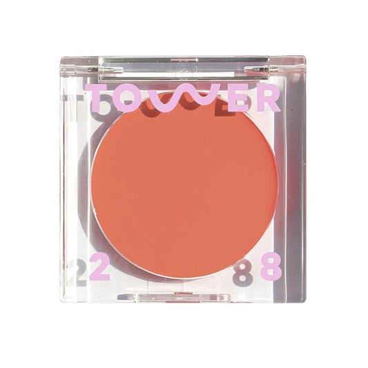 Tower28 Blush – Tower 28 Beauty BeachPlease Cream Blush for Cheeks and Lips - Multi-Purpose Lip and Cheek Tint in Sun-Kissed Peach Blush - for Sensitive Skin – Color RUSH HOUR, Luminous Finish
