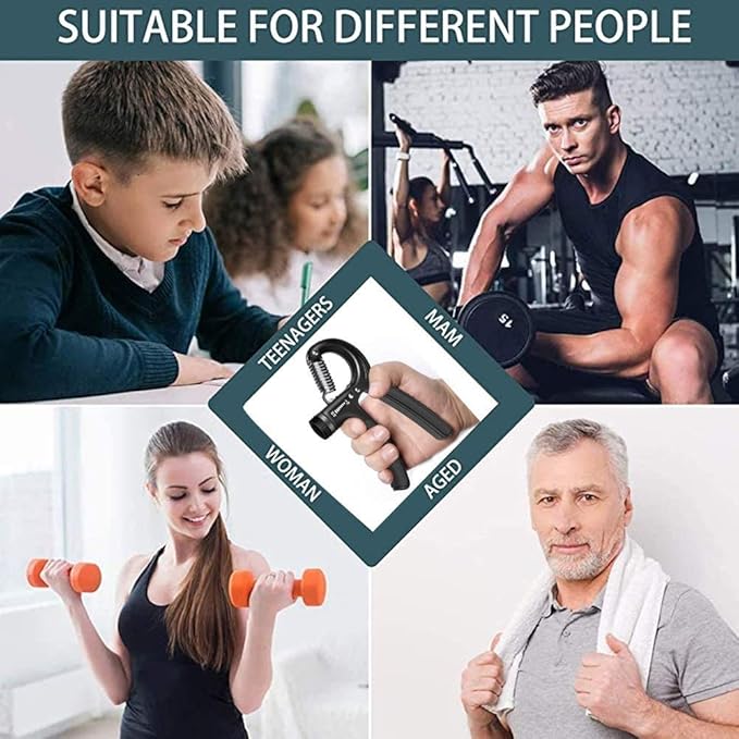 Top Pick – YWMXDZ Adjustable Grip Training Device 5-60kg (Black)