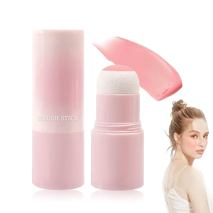 glowtalebaeuty Blush – Matte Contour Blush Stick for Cheeks and Face - Buildable Shimmer Facial Blusher Shades - Blendable Cosmetic Makeup 03