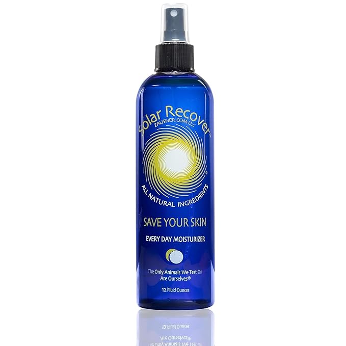 SolarRecover After Sun – Solar Recover After Sun Moisturizing Spray (12 Ounce) - Hydrating Facial and Body Mist - 2460 Sprays of Sunburn Relief With Vitamin E and Calendula - Lotion Delivered in Water - Made in the USA
