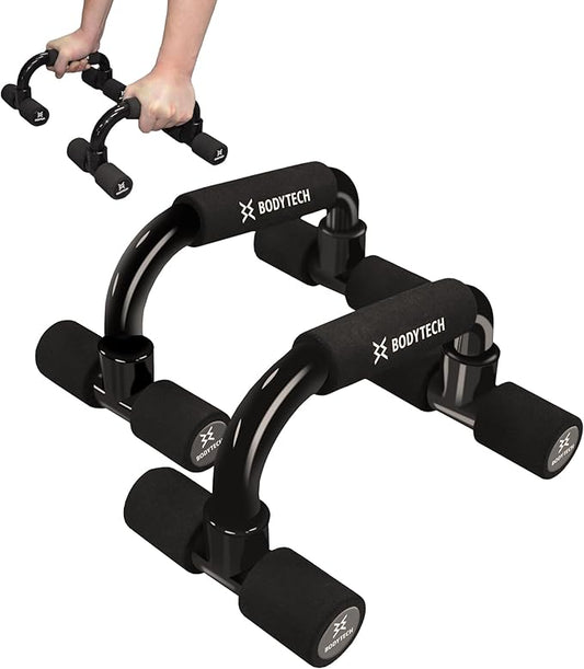 Top Pick – BODYTECH Push up Bars Strength Training with Foam 220 lbs.