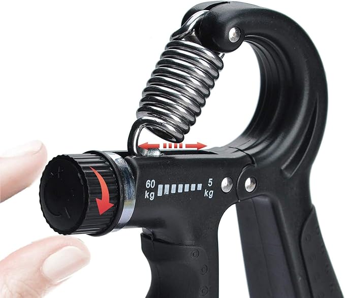 Top Pick – YWMXDZ Adjustable Grip Training Device 5-60kg (Black)