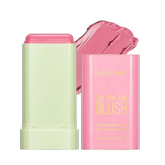 MEICOLY Blush – MEICOLY Multi Use Makeup Blush Stick,On-the-Go 2-in-1 Lip Cheek Cream Blush Stick,Waterproof Solid Face Blush Makeup Cheek Tint,Natural Matte Blush Stick for Cheeks,Tinted Moisture Stick,01 Shy Pink