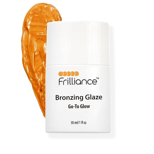 Frilliance Bronzers – Frilliance Hydrating Go-To Glow, Bronzing Glaze Drops, Cruelty-Free Hypoallergenic for Teens of All Skin Types, 30 ml / 1 fl oz