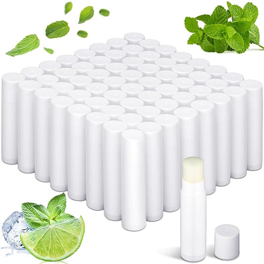 Demissle 150 Pcs Unlabeled Lip Balm Guests