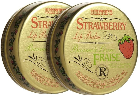 Rosebud Perfume Co. Lip Balm-Strawberry,0.8 Ounce