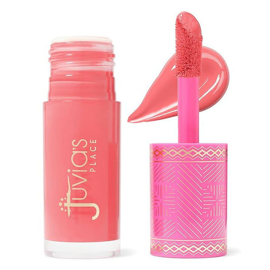JuviasPlace Blush – Juvia's Place Blushed Liquid Blush PeachRose - Dewy Tint Cheeks Makeup Glow Pigment Effortless Beauty Long Lasting Cosmetics Soft Creamy Natural Buildable All Skin Color Light Flawless Finish Blend