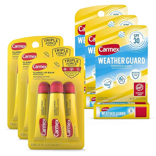 Carmex Lip Balm Bundle, 12 Count