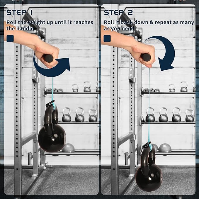Top Pick – Wrist Roller Forearm Strengthener Exerciser: Forearm Blaster Forearm