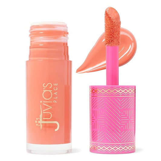 JuviasPlace Blush – Juvia's Place Blushed Liquid Blush Marigold - Dewy Tint Cheeks Makeup Glow Pigment Effortless Beauty Long Lasting Cosmetics Soft Creamy Natural Buildable All Skin Color Light Flawless Finish Blend