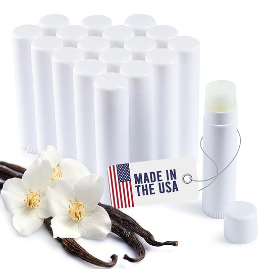 Lip Balm Bulk Unlabeled - Made Vanilla)