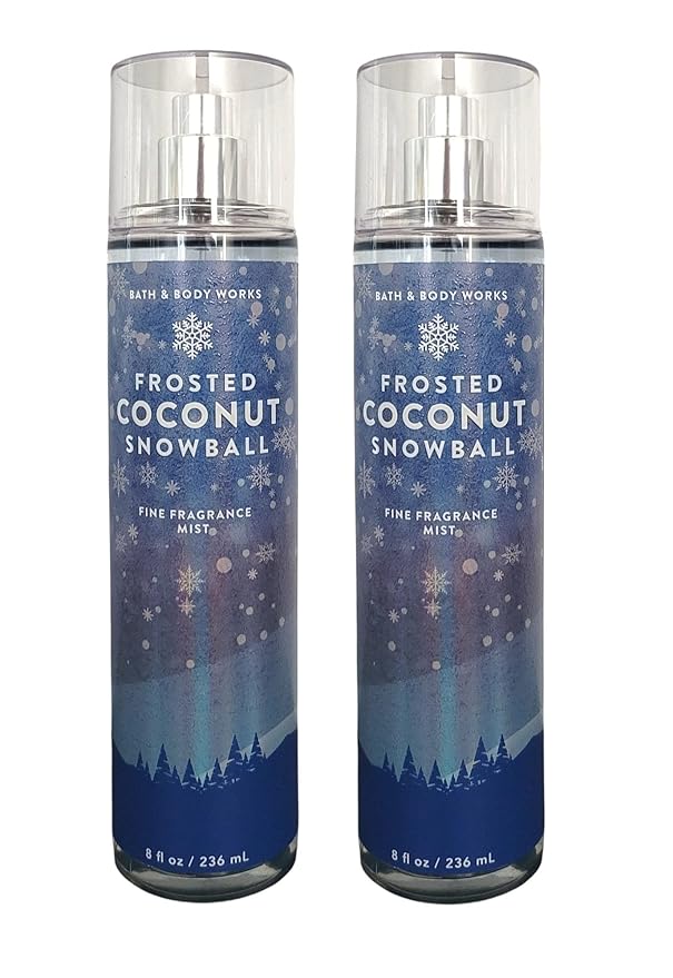 Bath+%26+Body+Works Body Sprays – Bath & Body WorksFrosted Coconut Snowball Fine Fragrance Body Mist Gift Set - Value Pack Lot of 2