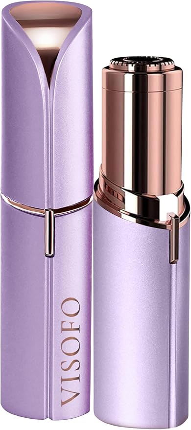 VISOFO Epilators – Facial Hair Removal for Women | Electric Razor Device Small Mustache Dermaplaning Remover Tools Tweezers Epilator Trimmer Face Dermaplane Shavers Beauty Gadgets Set Accessories by VISOFO (Amethyst)