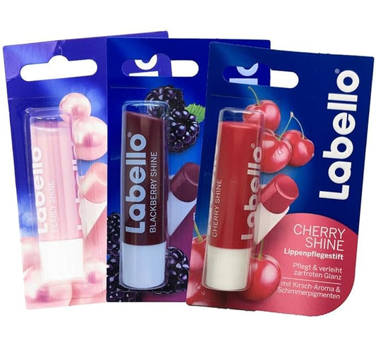 Labello Pearly Shine, Labello Blackberry Shine, Bundle