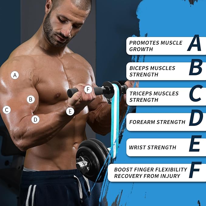 Top Pick – Wrist Roller Forearm Strengthener Exerciser: Forearm Blaster Forearm
