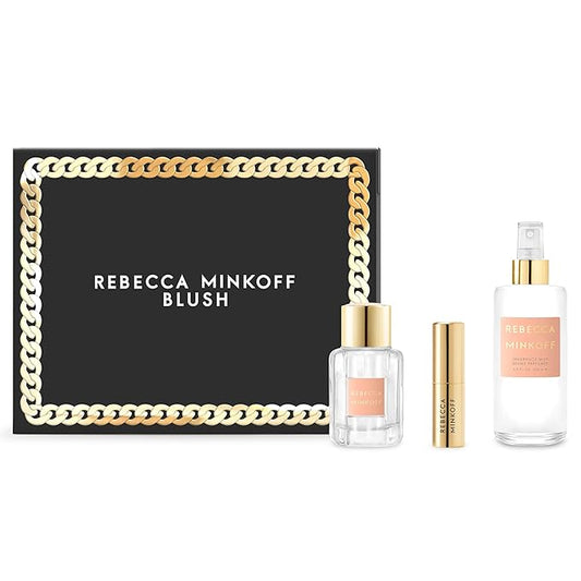 RebeccaMinkoff Sets – Rebecca Minkoff Blush Floral Scent - Perfumes for Women - Opens with Bergamot, Mandarin, and Blackcurrant - Blended with Pear - 8