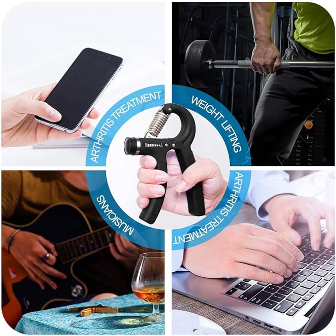 Top Pick – YWMXDZ Adjustable Grip Training Device 5-60kg (Black)