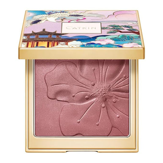 CATKIN Blush – CATKIN Cheek Powder Blush Baked Pink Makeup Blusher Creamy Light Weight Long Lasting Natural flush Finish10g (C09 Midnight)