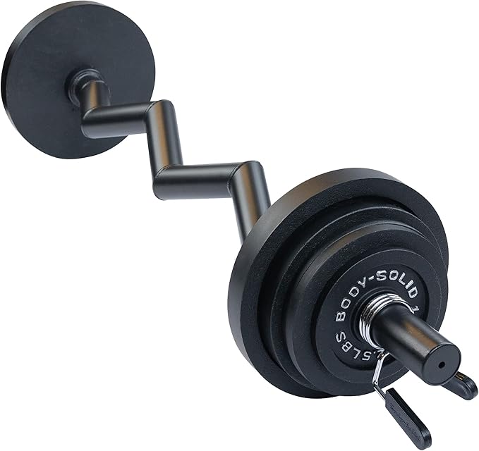 Top Pick – Body-Solid (OB48F) Olympic Steel Curl Barbell for Weightlifting 48 in.