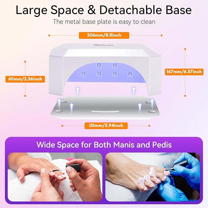 Makartt UV LED Nail Lamp,