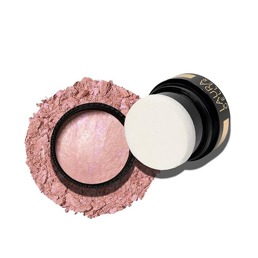 LauraGeller Blush – LAURA GELLER NEW YORK Baked Blush-n-Brighten Baked to Go - Ethereal Rose - Travel Size Blush
