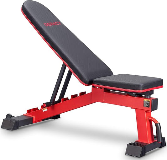 Top Pick – DERACY Adjustable Weight Bench for Full Body Workout