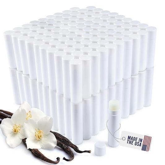 Lip Balm Bulk Unlabeled - Made Vanilla)