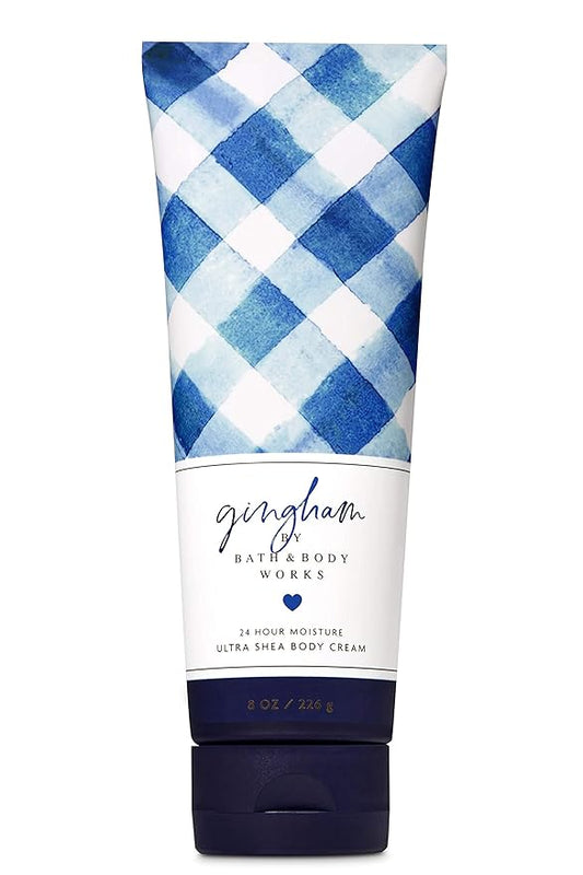 LushLather Creams – Bath and Body Works Gingham Ultra Shea Body Cream 8oz