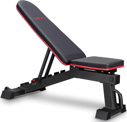 Top Pick – DERACY Adjustable Weight Bench for Full Body Workout