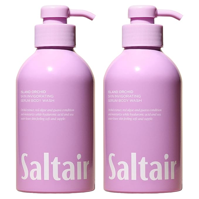 Saltair Body Washes – Saltair Body Wash, Island Orchid 2-Pack