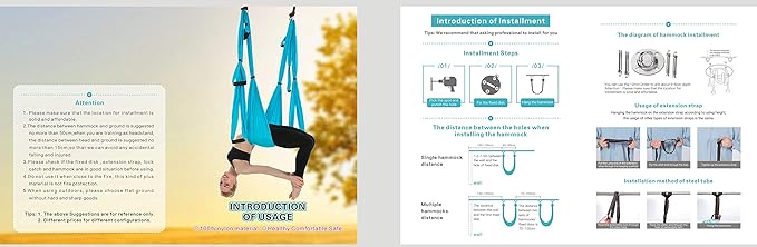 Top Pick – Aerial Yoga Swing Set Trapeze Yoga Hammock Kit