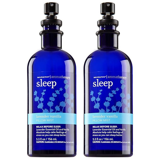 Bath+%26+Body+Works Mists & Hydrosols – Bath & Body Works Aromatherapy Sleep Lavender Vanilla Pillow Mist, 5