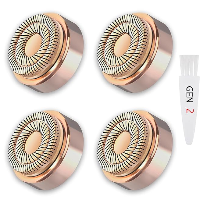 Midnt Replacement Heads – Generation 2 Replacement Heads for Flawless Facial Hair Remover Replacement Heads,Suitable for Flawless Replacement Heads Gen 2 for Flawless Facial Hair Remover for Women,As Seen On TV