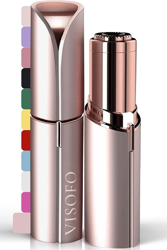 VISOFO Epilators – Facial Hair Removal for Women | Electric Razor Device Small Mustache Dermaplaning Remover Tools Tweezers Epilator Trimmer Face Dermaplane Shavers Beauty Gadgets Set Accessories by VISOFO (Andalusite)