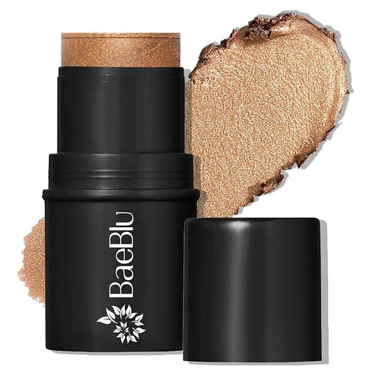 BaeBlu Bronzers – Organic Tint Tube, 100% Natural Vegan Gluten-Free Cream Bronzer Multi-Stick, Made in USA, Brandy