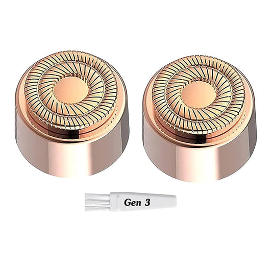 innobeaut Replacement Heads – Replacement Heads for Flawless Finishing Touch Generation 3 Facial Hair Remover - New Blades for Flawless Razor