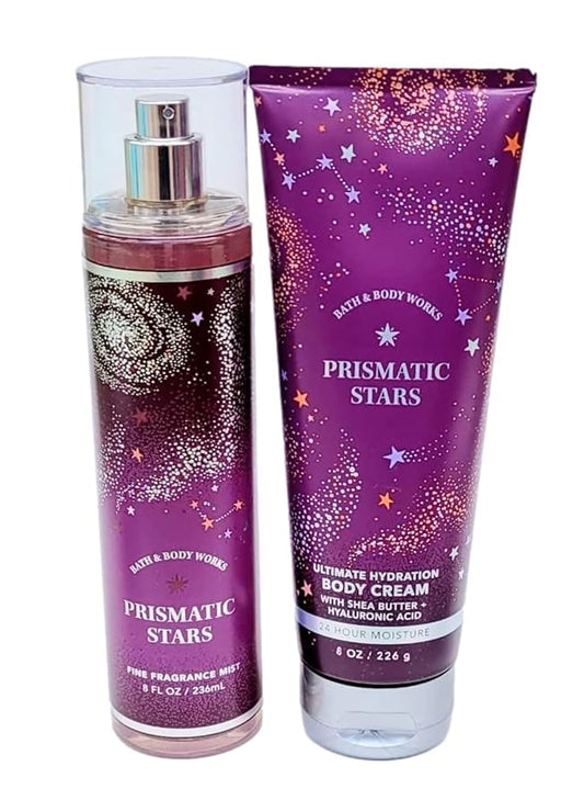 Bath+%26+Body+Works Sets & Kits – Bath and Body Works Prismatic Stars Body Cream Fragrance Mist Set