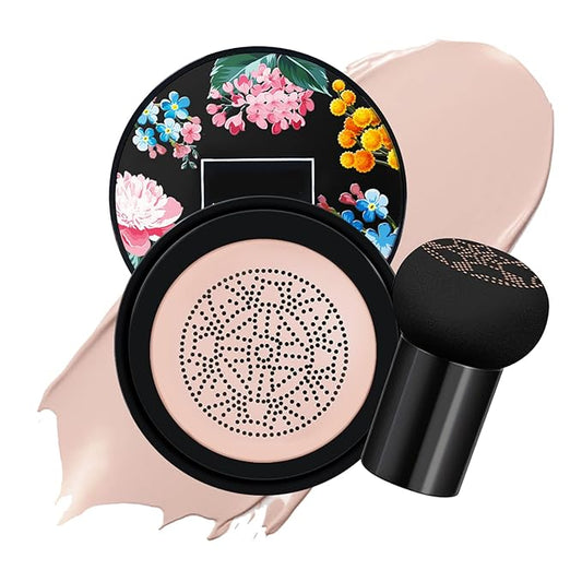 Ownest Mushroom Head Air Cushion BB Cream, Concealer Base Primer-Natural