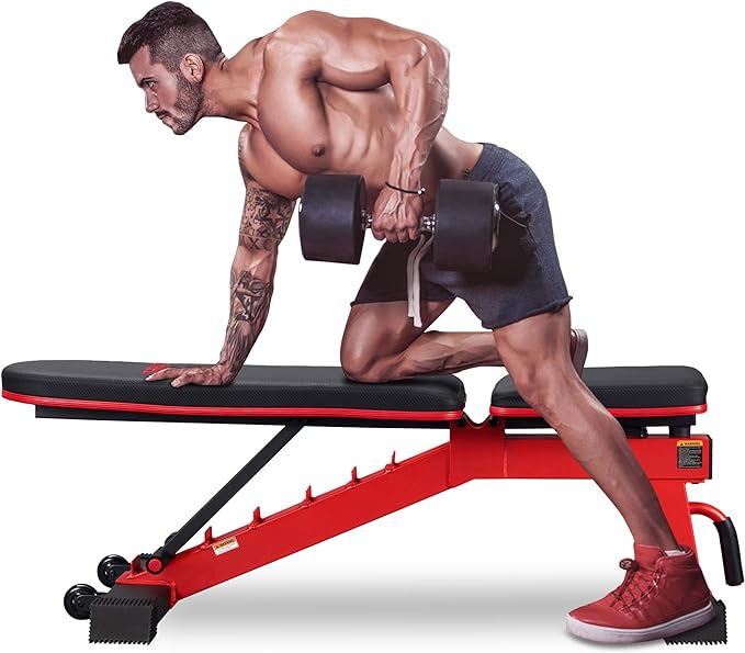 Top Pick – DERACY Adjustable Weight Bench for Full Body Workout