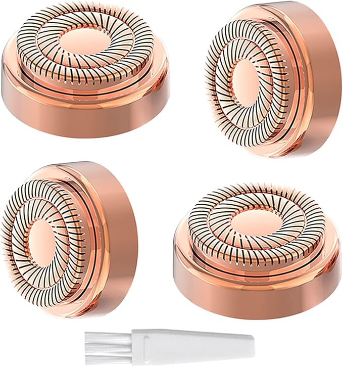 tuokiy Replacement Heads – Facial Hair Remover Replacement Heads Gen 2 Double Ring Compatible with Flawless Facial Hair Removal Tool Generation 2