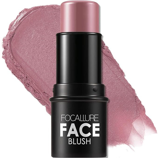 FOCALLURE Cream Blush Makeup,Buildable Blush Stick for Cheeks,Matte Stick,DUSTY ORCHID