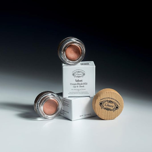 ROSECE Blush – 2-in-1 Cream Cheek Blush + Lip Color | Natural Mineral pigment | Soft Lips with natural oils and Vitamin E | 100% Plant ingredients, Vegan (Sunset/Matte-Velvet, 0