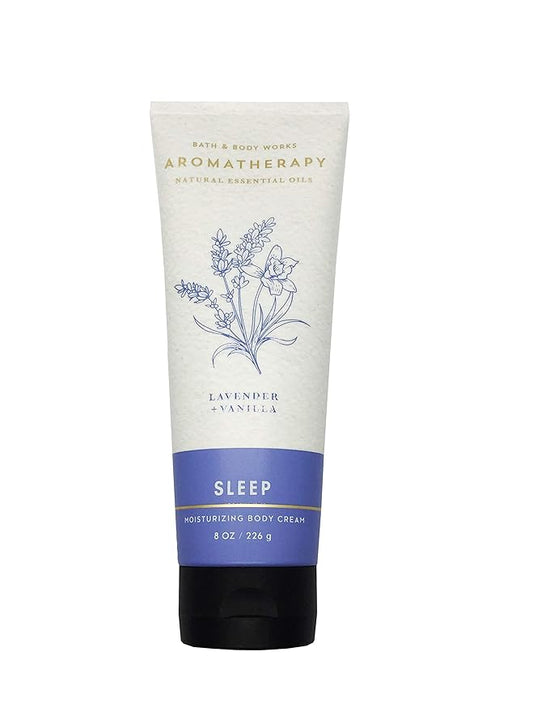 LushLather Creams – Bath and Body Works Aromatherapy SLEEP - LAVENDER VANILLA Body Cream 8 Ounce (Retired Fragrance)